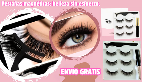 🎉🤩BEATY EYES-KIT PESTAÑAS MAGNETICAS🌟😍